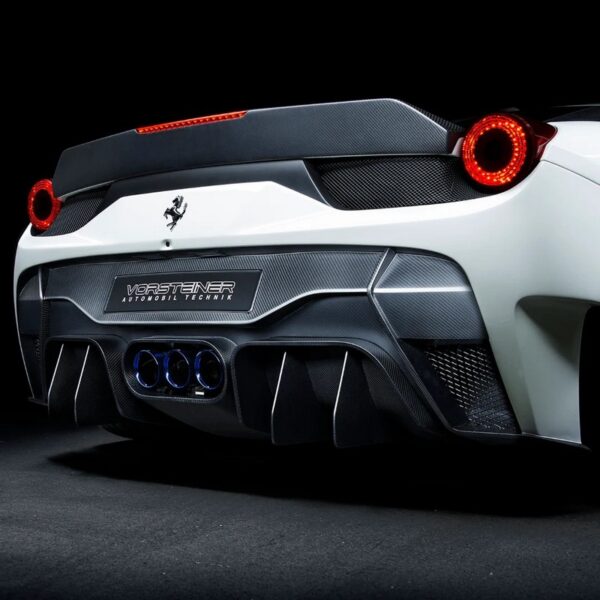 VORSTEINER VX Aero Rear Bumper w/ Rear Diffuser (incl. Exhaust Tips) for Ferrari 458 Italia