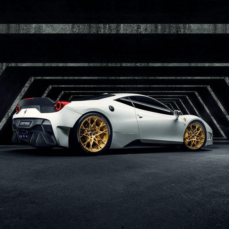 VORSTEINER VX Aero Rear Bumper w/ Rear Diffuser (incl. Exhaust Tips) for Ferrari 458 Italia - Image 4