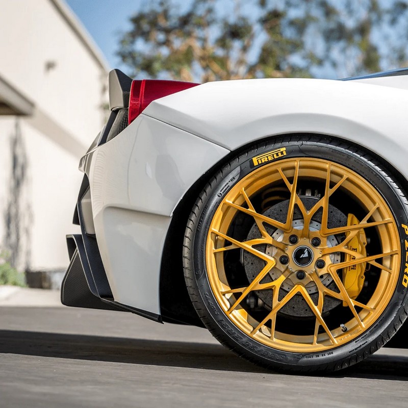 VORSTEINER VX Aero Rear Bumper w/ Rear Diffuser (incl. Exhaust Tips) for Ferrari 458 Italia - Image 3