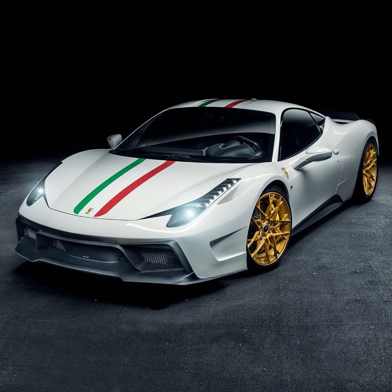 VORSTEINER VX Carbon Fiber Front Bumper w/ Front Spoiler for Ferrari 458 Italia - Image 7