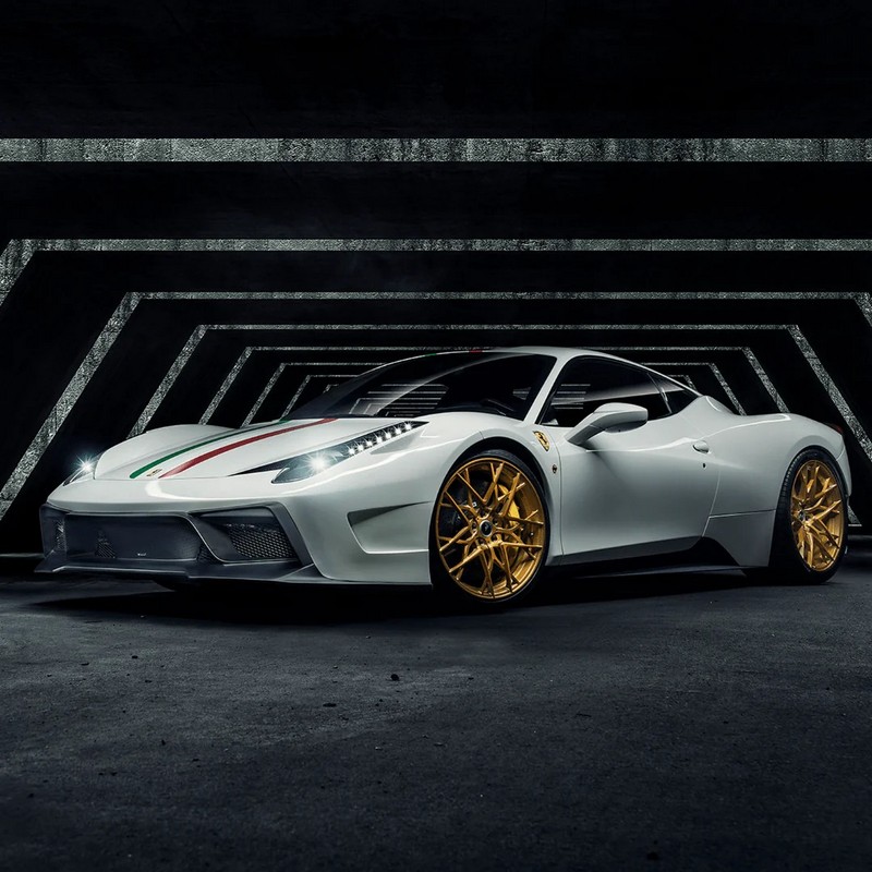 VORSTEINER VX Carbon Fiber Front Bumper w/ Front Spoiler for Ferrari 458 Italia - Image 6