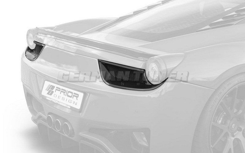 PRIOR-DESIGN PD458 Rear Vents Inserts for Ferrari Italia F458 - Image 2