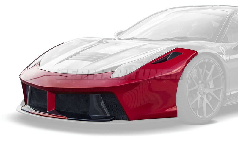 PRIOR-DESIGN PD458 Front Bumper for Ferrari Italia F458 - Image 2