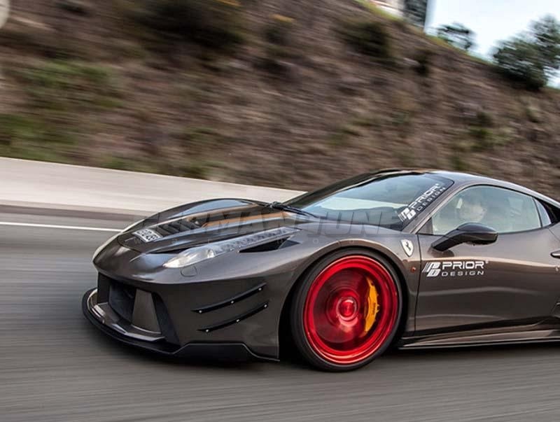 PRIOR-DESIGN PD458 Front Bumper for Ferrari Italia F458 - Image 8