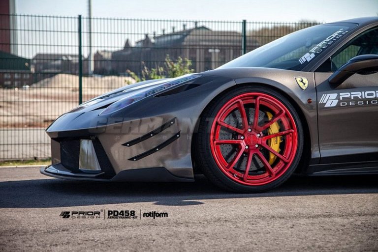PRIOR-DESIGN PD458 Front Add-On Lip Spoiler for PD458 Front Bumper