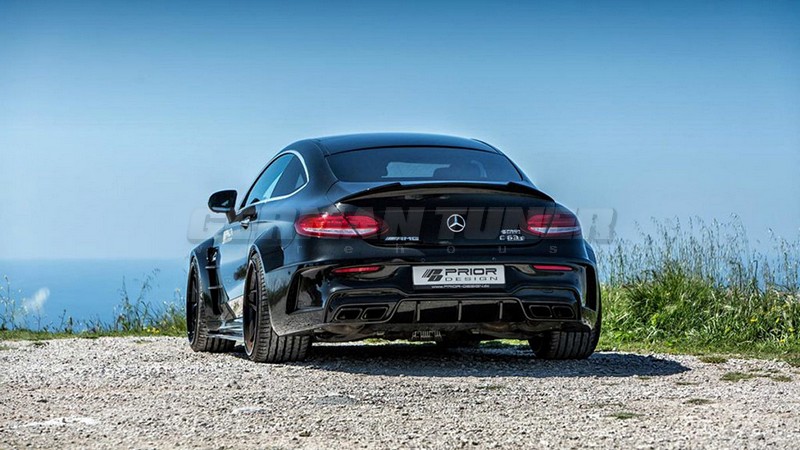 PRIOR-DESIGN Rear Trunk Spoiler for Mercedes C-Coupe C205