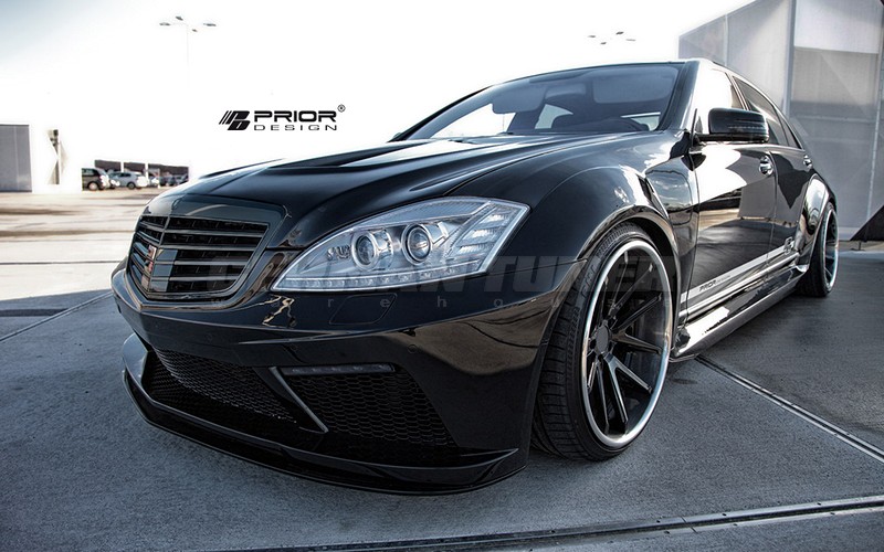 PRIOR-DESIGN PD Black Edition V2 Widebody Aerodynamic Kit for Mercedes S-Class W221