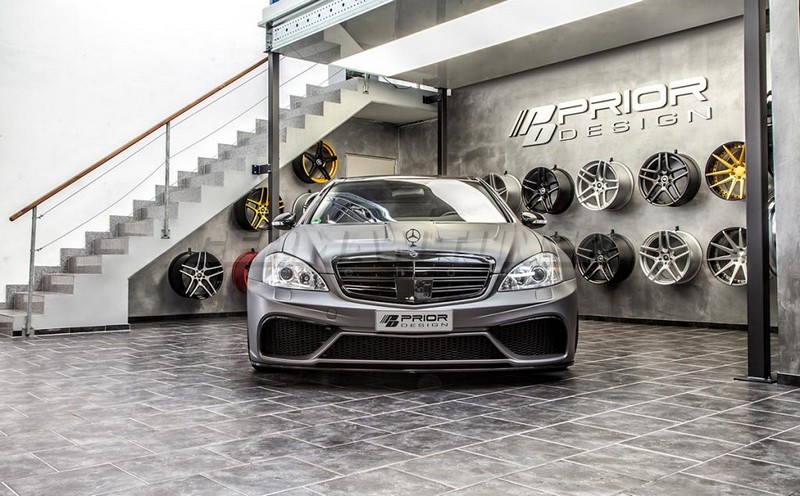 PRIOR-DESIGN PD Black Edition V3 Widebody Aerodynamic Kit for Mercedes S-Class W221 - Image 2