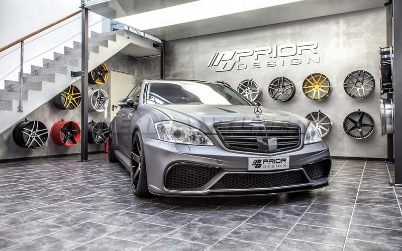 PRIOR-DESIGN PD Black Edition V3 Widebody Aerodynamic Kit for Mercedes S-Class W221