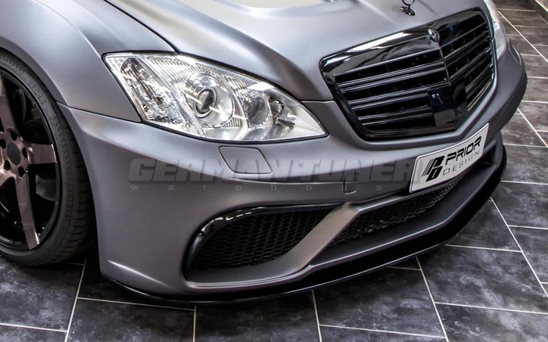 PRIOR-DESIGN PD Black Edition V3 Widebody Aerodynamic Kit for Mercedes S-Class W221 - Image 7