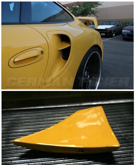 Air Intake Splitters 1/4 for 996 Turbo Bodykit