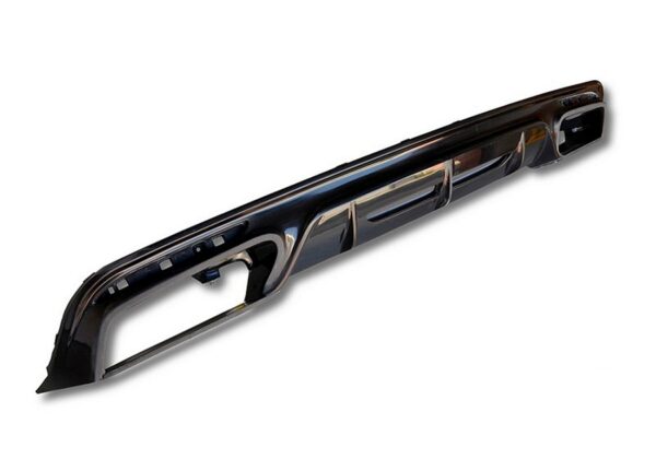 MEC Design Rear Diffuser (with cutout for foglight) & Chrome AMG 63 Endpipes for S-Class W222