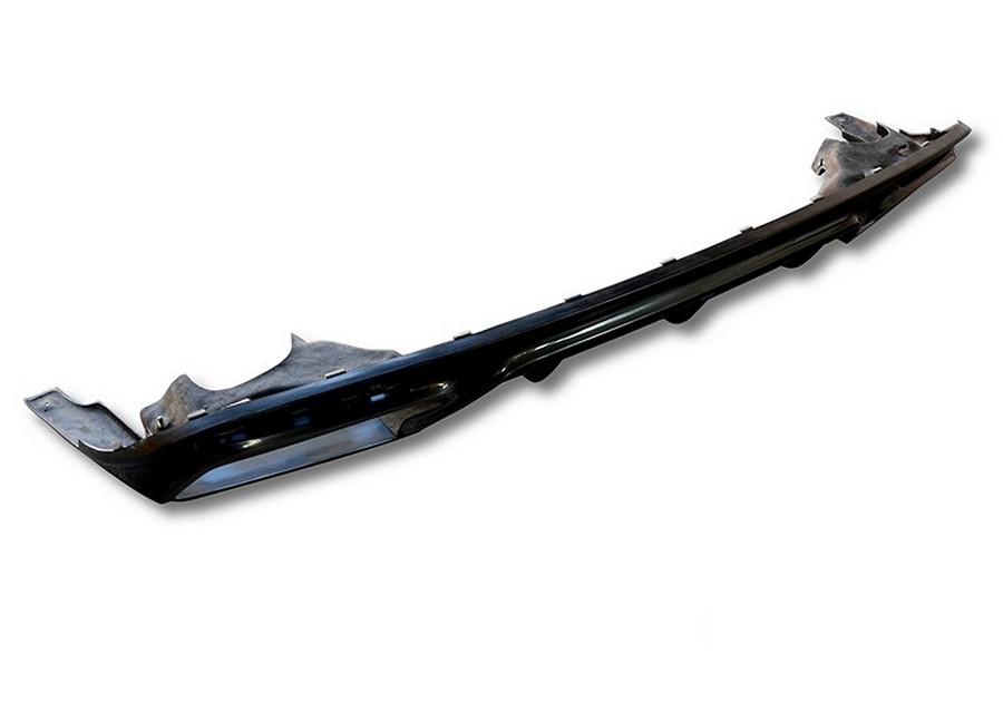 MEC Design Rear Diffuser in Carbon Finish (without cutout for foglight) & Black AMG 63 Endpipes for S-Class W222 - Image 12