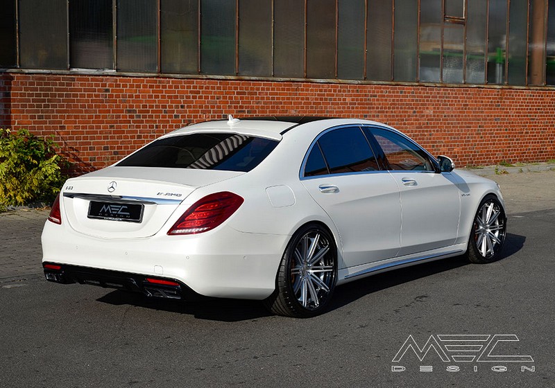 MEC Design Carbon Finish Rear Trunklid Spoiler Lip – Mercedes-Benz S-Class W222 - Image 2