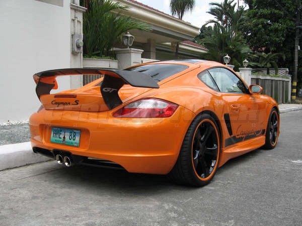 TA GT Style Rear Spoiler Tail for Cayman Bodykit