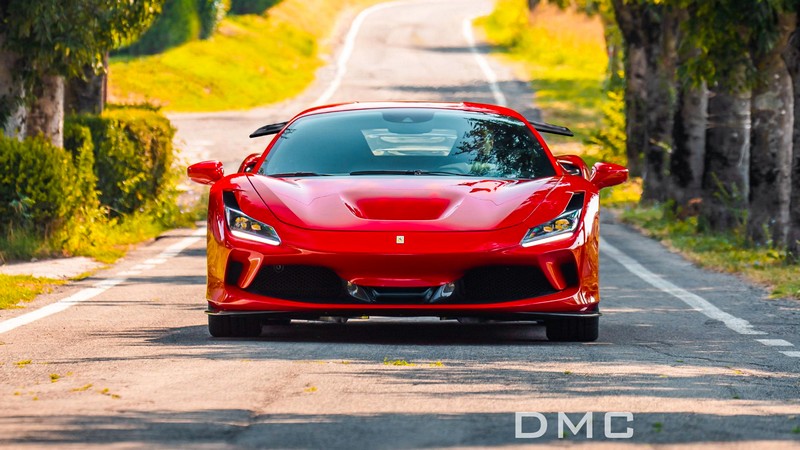 DMC Forged Carbon Fiber Rear Gooseneck Wing Spoiler GT3 Style fits the OEM Coupe and Spyder Convertible Cabriolet for Ferrari F8 Tributo - Image 4