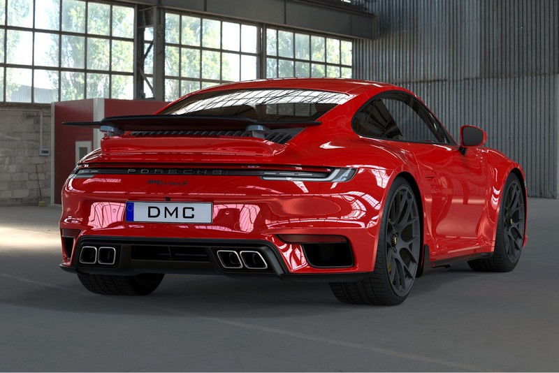 DMC Carbon Fiber Rear Wing for Porsche 992 Turbo & Turbo S Coupe & Cabriolet (OEM Fitment) - Image 14