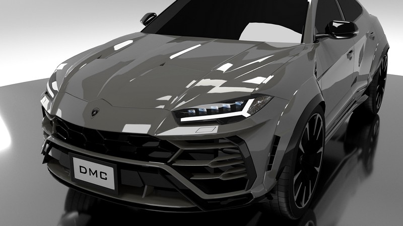 DMC Carbon Fiber Wide Body Fender Extension Kit for Lamborghini Urus – OEM-Style Performance Upgrade - Image 3