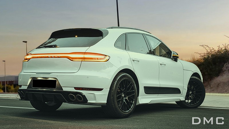 DMC EVO Rear Bumper with integrated diffuser for Porsche Macan (2019-2023)