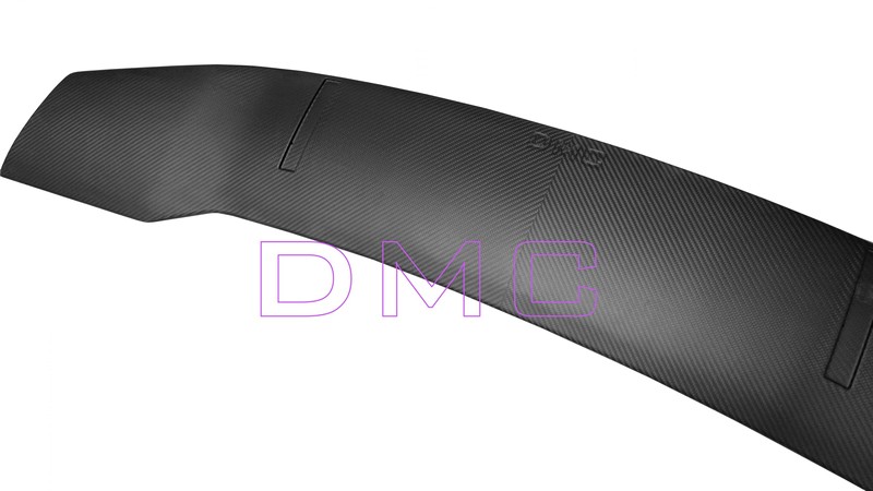 DMC Ferrari 488 GTB Forged Carbon Fiber Big Wing Spoiler fits the OEM Coupe in GT EVO Pista Style II - Image 4
