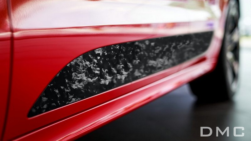DMC Forged Carbon Fiber Door Protector Plates OEM Replacement Covers for Porsche Macan (2014-2018) - Image 2