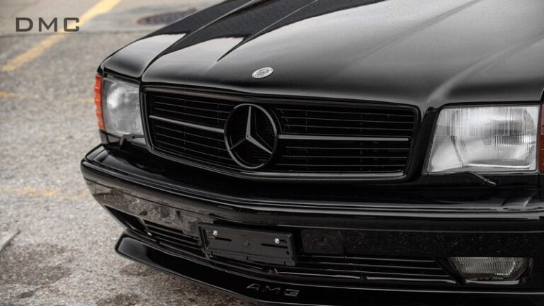 DMC Forged Carbon Fiber Front Bumper & Rear Bumper for the W126 C126 for Mercedes AMG SEC 560 6.0