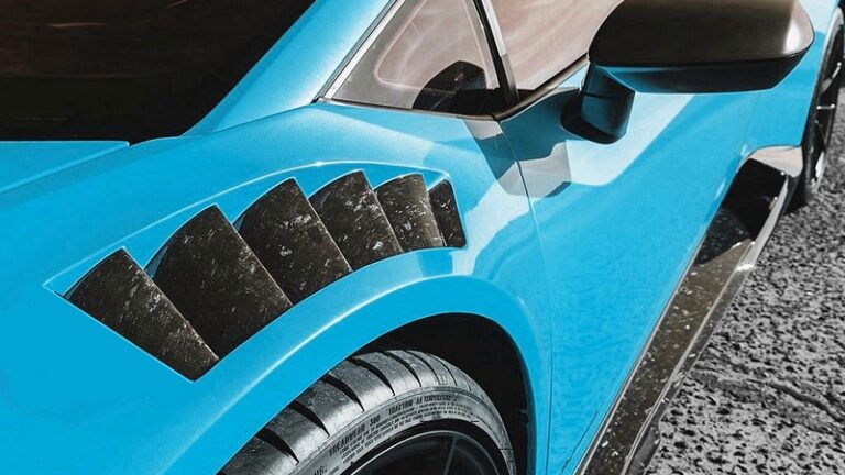 DMC Forged Carbon Fiber Front Fenders Vents Super Trofeo for Lamborghini Huracan STO