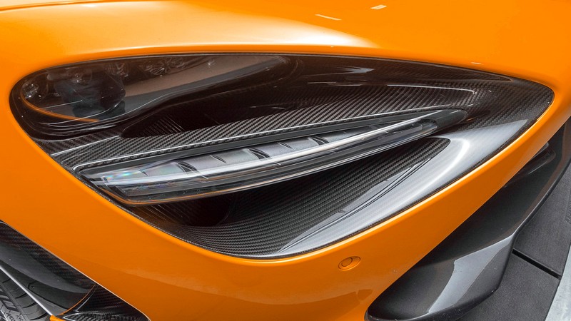 DMC Forged Carbon Fiber Front Head Light Inserts Air Vents fits Coupe & Spider for McLaren 720s & 765LT