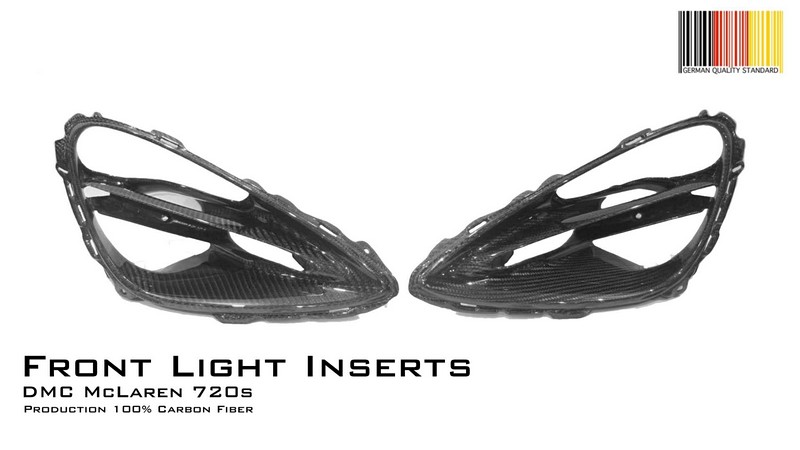 DMC Forged Carbon Fiber Front Head Light Inserts Air Vents fits Coupe & Spider for McLaren 720s & 765LT - Image 3