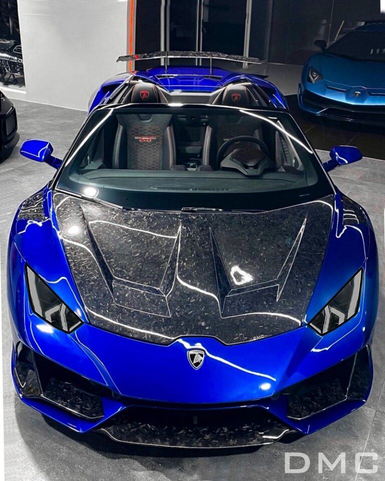 DMC Lamborghini Huracan STO Front Hood: Forged Carbon Fiber Bonnet: Super Trofeo Style, fits the OEM Coupe & Spider, LP610 LP580 EVO, RWD & Performante