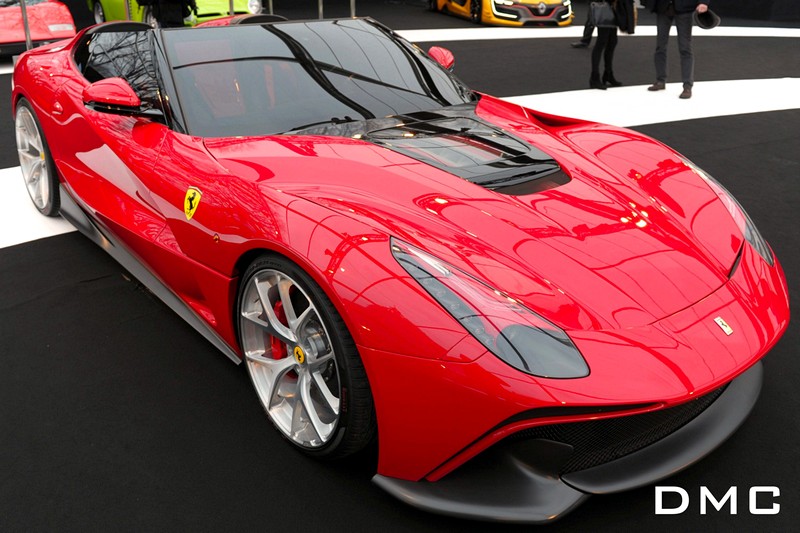 DMC Forged Carbon Fiber Front Hood with Glass Window replaces the OEM Bonnet fits Coupe, Spyder Aperta & TDF for Ferrari F12 Berlinetta TRS - Image 3