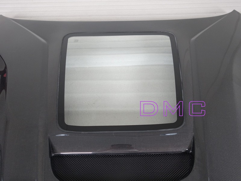 DMC Forged Carbon Fiber Front Hood with Glass Window replaces the OEM Bonnet fits Coupe, Spyder Aperta & TDF for Ferrari F12 Berlinetta TRS - Image 5