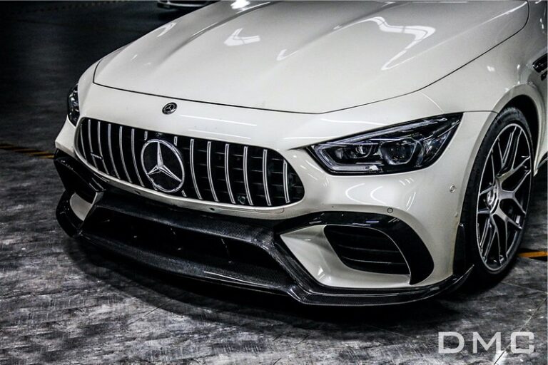 DMC Forged Carbon Fiber Front Lip Splitter X290 for Mercedes Benz GT Class AMG GT63 S 4 Door