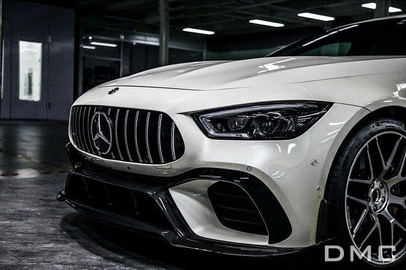 DMC Forged Carbon Fiber Front Lip Splitter X290 for Mercedes Benz GT Class AMG GT63 S 4 Door - Image 2