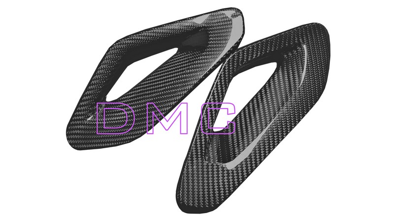DMC Mercedes Benz GLS 600 Maybach Class X167 Forged Carbon Fiber Interior Kit: Door, Center Console, Gear Knob, Dashboard, Safety Handle Cover Trims: RHD Right Hand Drive & LHD - Image 4