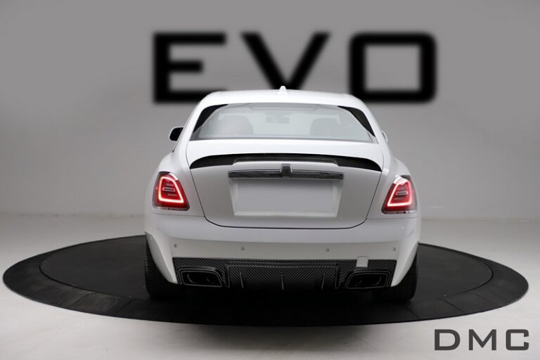 DMC Forged Carbon Fiber Rear Diffuser, Body Kit for the Series 3 OEM Bumper for Rolls Royce Ghost 2021 Black Badge