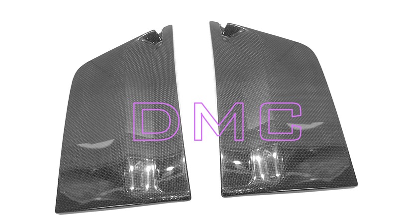 DMC Forged Carbon Fiber Window Louvers Trims Panels Covers for Ferrari 488 Pista Spider - Image 3