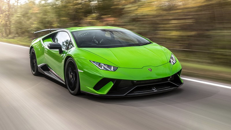 DMC Front Bumper for LP610 LP580 EVO & RWD with Forged Carbon Fiber, OEM Replacement for Lamborghini Huracan Performante
