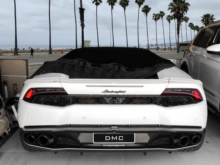 DMC Lamborghini Huracan LP610 LP580 Coupe Forged Carbon Fiber Rear Decklid Spoiler Lip, duck wing also fits the convertible