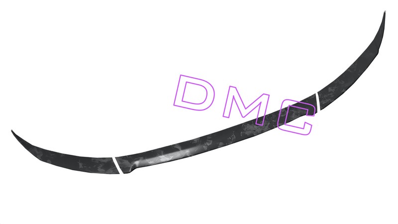 DMC Lamborghini Huracan LP610 LP580 Coupe Forged Carbon Fiber Rear Decklid Spoiler Lip, duck wing also fits the convertible - Image 4