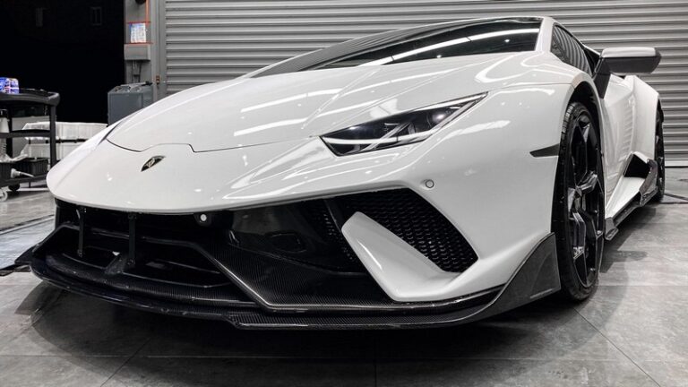 DMC Lamborghini Huracan Performante Front Lip “El Paso” Forged Carbon Fiber