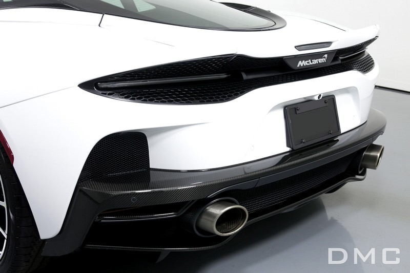 DMC Forged Carbon Fiber Interior Kit: Steering Wheel, Center Console Cover, Media Frame, Inner Door Trims, Pilot Dashboard for McLaren GT - Image 4