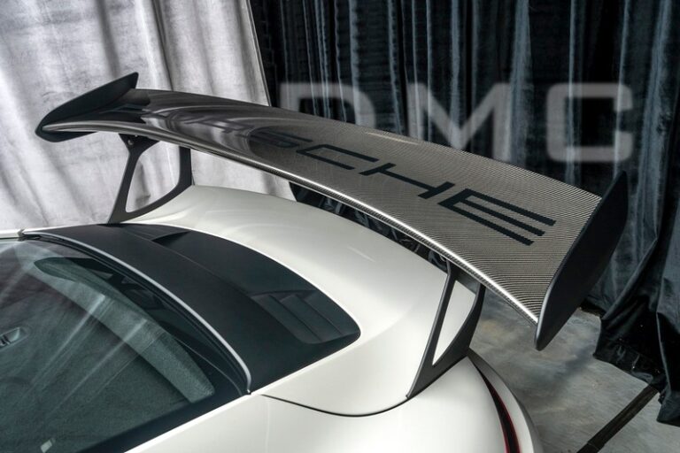 DMC Forged Carbon Fiber Rear Wing and Base Spoiler (Engine Cover) for Porsche 991.2