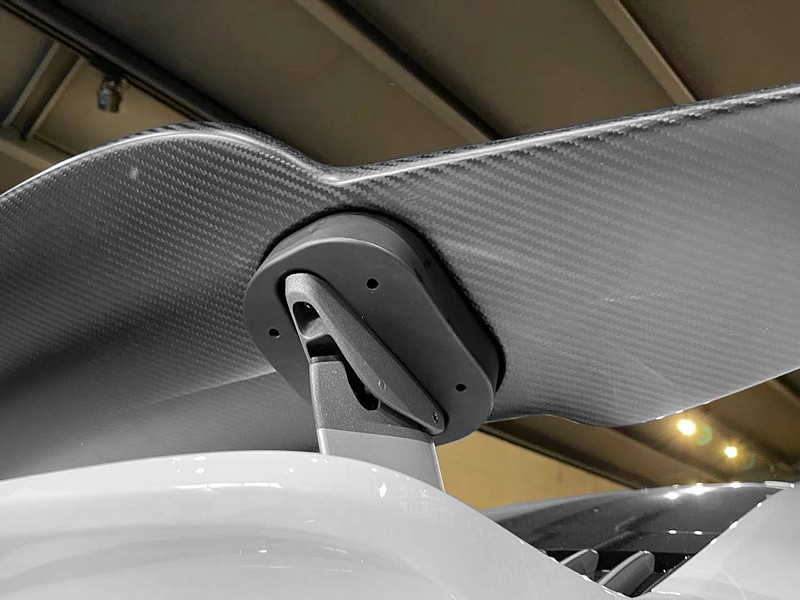 DMC Carbon Fiber Rear Wing for Porsche 992 Turbo & Turbo S Coupe & Cabriolet (OEM Fitment) - Image 6