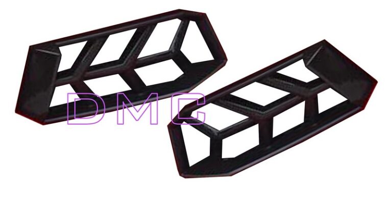 DMC Rear Bumper Vents Cover Frames Forged Carbon Fiber Grills for Lamborghini Aventador LP700