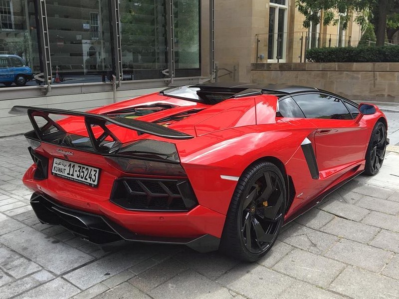 DMC Rear Bumper Vents Cover Frames Forged Carbon Fiber Grills for Lamborghini Aventador LP700 - Image 2