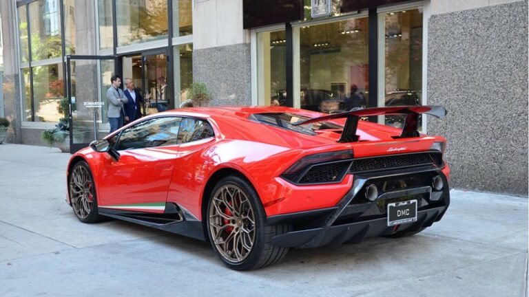 DMC Rear Wing Spoiler & Bonnet Hood for LP610 LP580 EVO & RWD with Forged Carbon Fiber, OEM Replacement for Lamborghini Huracan Performante
