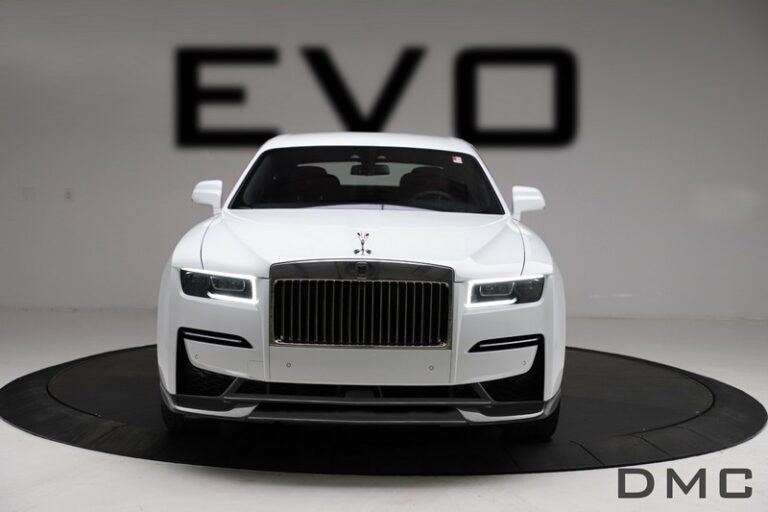 DMC Rolls Royce Ghost 2021 Black Badge Forged Carbon Fiber Front Lip, Body Kit for the Series 3 OEM Bumper