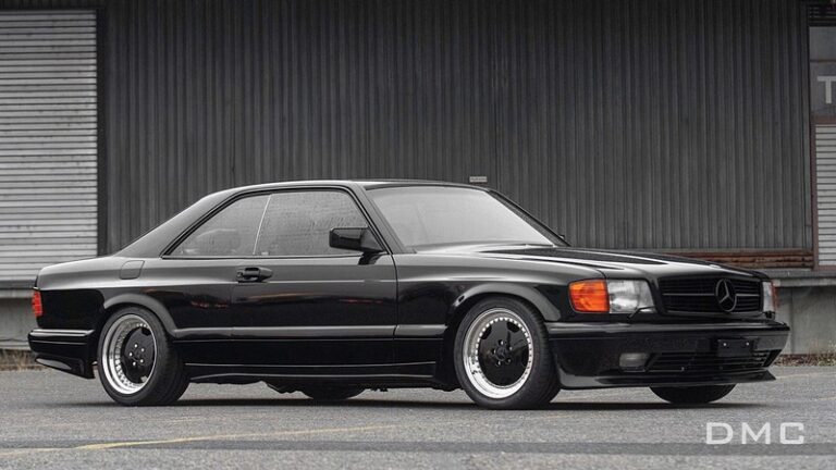 Mercedes AMG SEC 560 6.0 Forged Carbon Fiber Side Skirts & Door Panels for the W126 C126