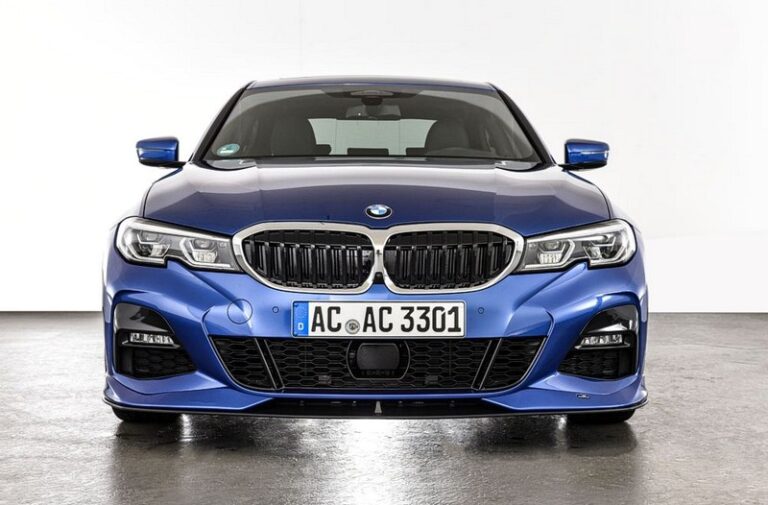 AC Schnitzer Front Splitter for BMW 3 series G20/G21 with M Aerodynamic Package and AC Schnizter Frontspoiler Elements